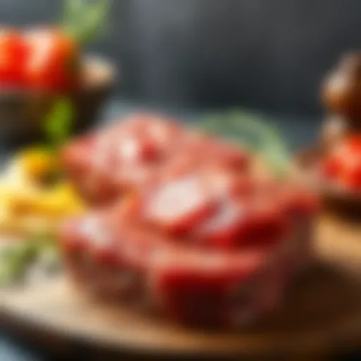 Nutrient composition of red meat