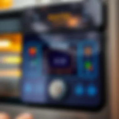 Intuitive Control Panel of Kumtel Oven User-friendly interface of Kumtel oven control panel