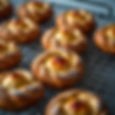 Freshly Baked Dry Pastries Freshly baked dry pastries cooling on a wire rack