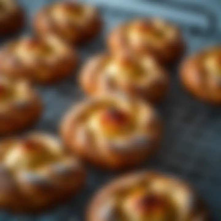 Freshly Baked Dry Pastries Freshly baked dry pastries cooling on a wire rack