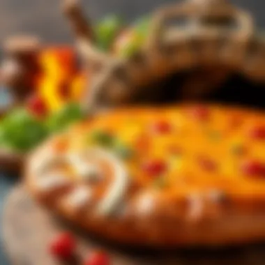 Stone Oven Baked Kuzey Pide Traditional Kuzey Pide baked in a stone oven