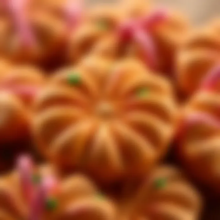 Texture and Color of Lotus Biscuits A close-up of Lotus biscuits showcasing their unique texture and color