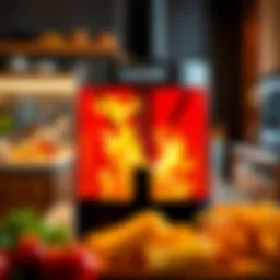 Luxell Fritöz XXL in a modern kitchen setting