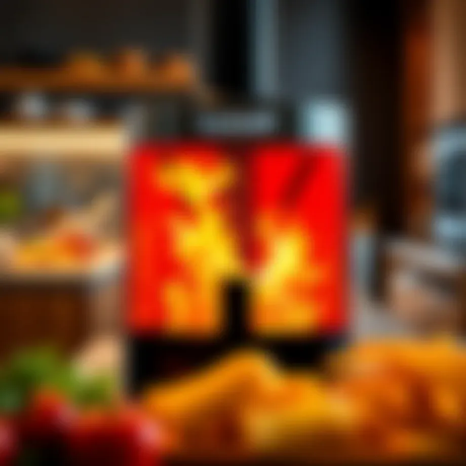 Luxell Fritöz XXL in a modern kitchen setting