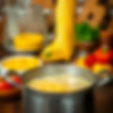 A pot of boiling water ready for pasta