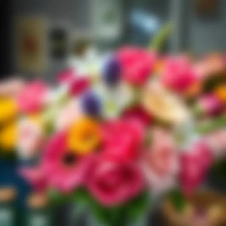 Bouquet of Love for Mothers Day A bouquet of flowers symbolizing love and gratitude for mothers