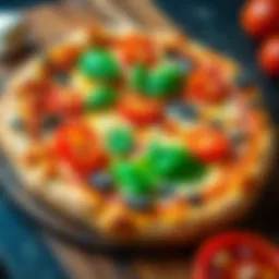 Authentic Napoli pizza with fresh ingredients