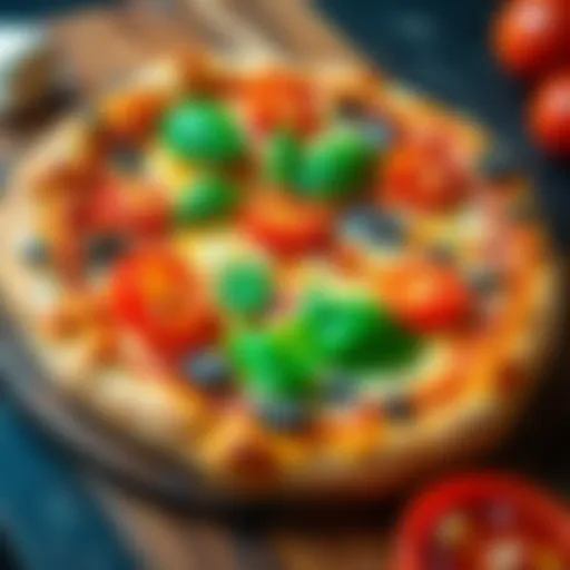 Authentic Napoli pizza with fresh ingredients