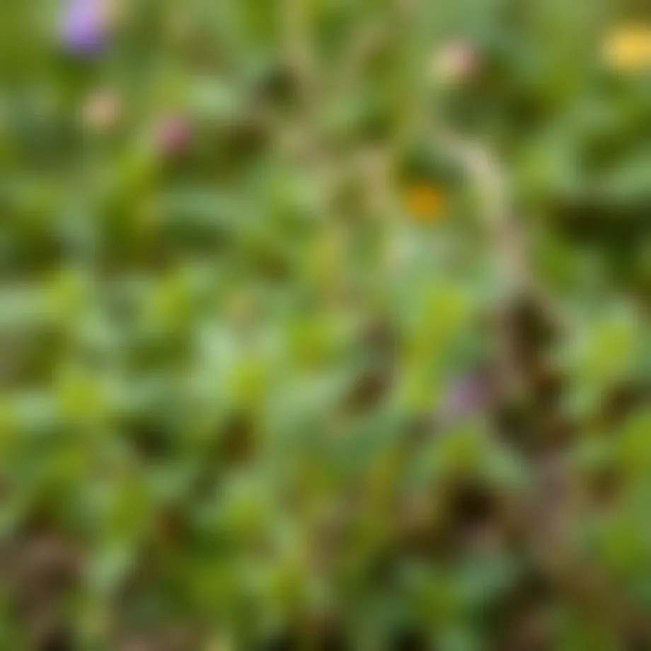 Nettle plant in a natural setting