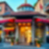 Historical Ottoman kebab restaurant exterior showcasing traditional architecture