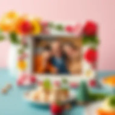 Personalized Photo Frame for Mother's Day A personalized photo frame showcasing cherished family memories for Mother's Day.