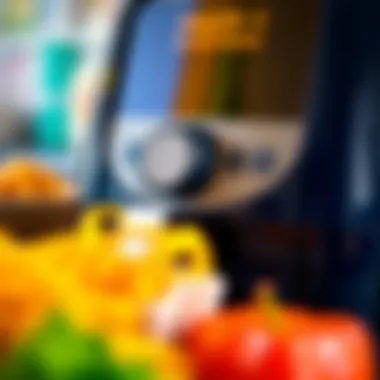 Detailed View of Airfryer Controls and Features Close-up of Philips Airfryer XXL controls and features