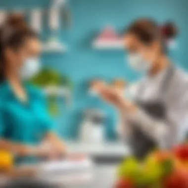 Expertise and Consultation for Tailored Cleaning Professional cleaners demonstrating expertise with a client