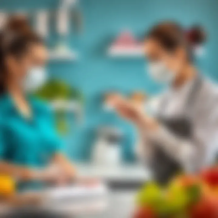 Expertise and Consultation for Tailored Cleaning Professional cleaners demonstrating expertise with a client