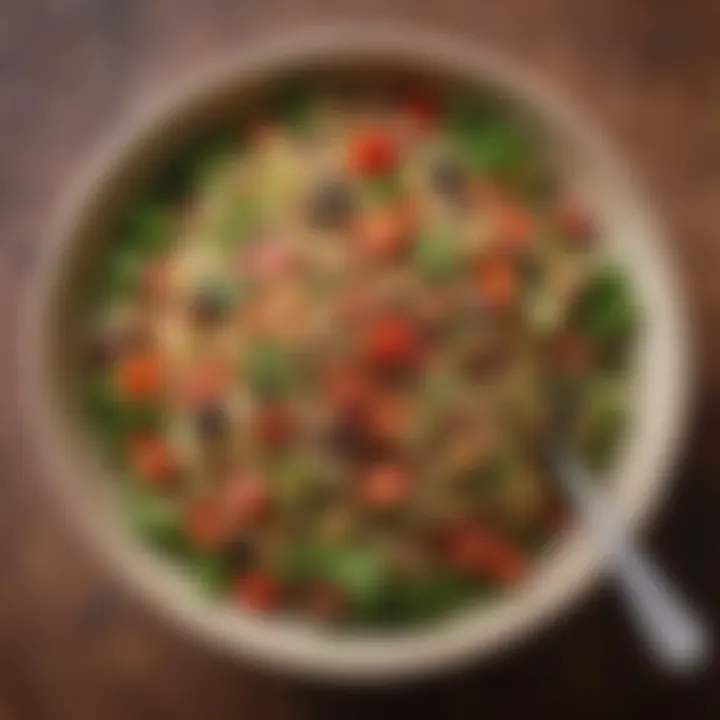 Delicious quinoa salad loaded with ingredients that stimulate metabolism