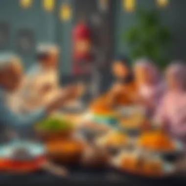 The Spirit of Togetherness at Suhoor Family gathering during suhoor
