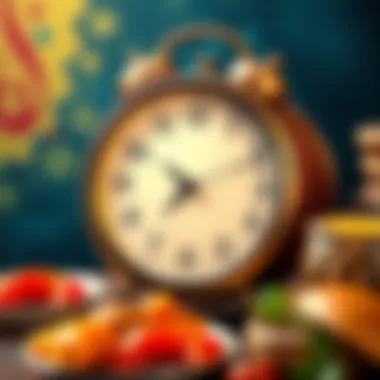 The Essence of Timely Suhoor Clock showing suhoor time