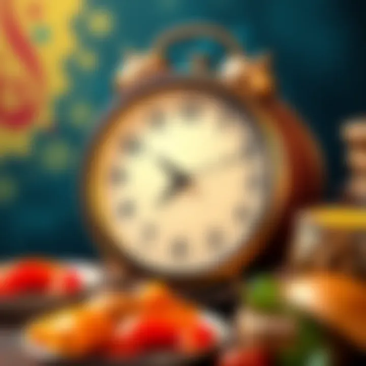 The Essence of Timely Suhoor Clock showing suhoor time