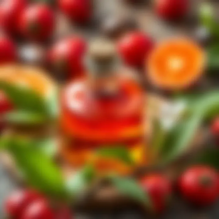 Immune system support through rosehip oil