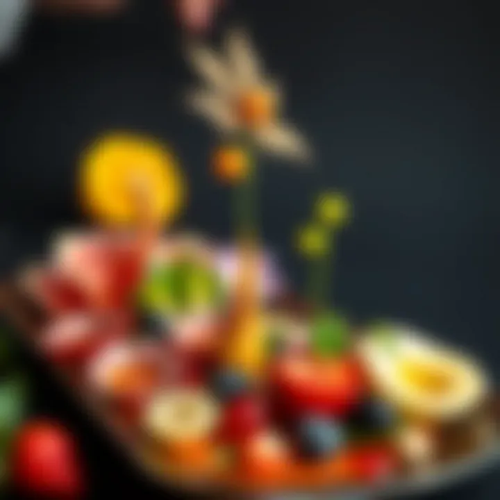Artistic Plating for Edible Masterpieces Artistic plating with edible designs