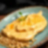 Nutritious tahini spread on a plate garnished with sesame seeds