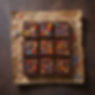 Indulgent Chocolate Delight Indulgent chocolate brownie cut into squares